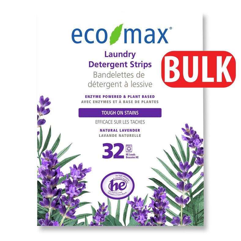 Feuilles de détergent à lessive naturelle - 20, 50 ou 100 brassées