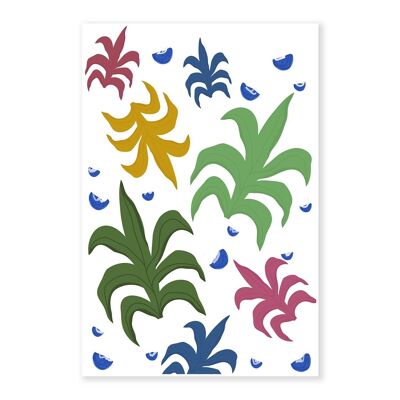 Matisse Colourful Coral Art Print 50x70cm