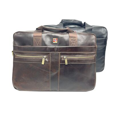 Genuine leather briefcase, Brand Nordee, art. S134B