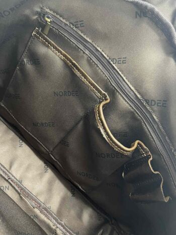 Porte-documents en cuir véritable, marque Nordee, art. S134B 8