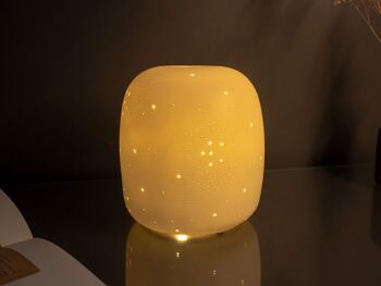 Lampe en porcelaine au design étoilé Short 2
