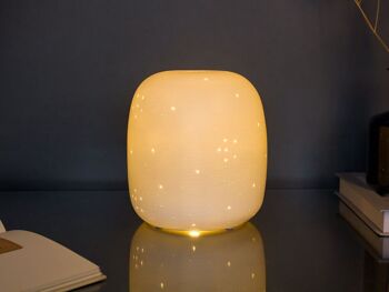Lampe en porcelaine au design étoilé Short 3