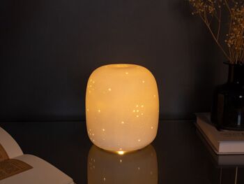 Lampe en porcelaine au design étoilé Short 4