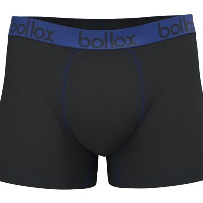 Black with Blue - Men's Trunk - Bamboo & Cotton Blend (1Pack)