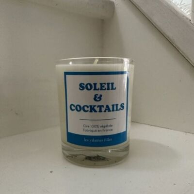 Bougie "Soleil et cocktails"