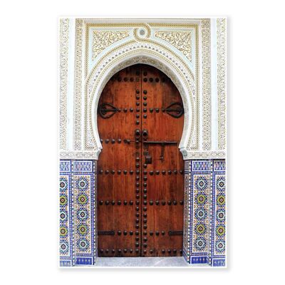 Mediterranean Door Art Print 50x70cm