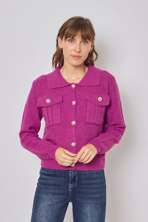 Pull uni col polo - F2349