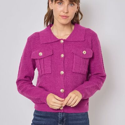 Pull uni col polo - F2349