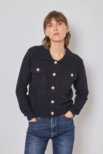 Pull uni col polo - F2349 4