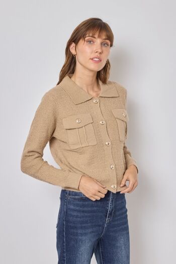 Pull uni col polo - F2349 8