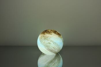 Lampe de table en verre dans une palette de couleurs lever du soleil 3