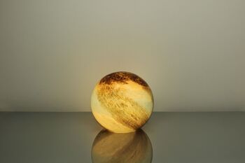 Lampe de table en verre dans une palette de couleurs lever du soleil 4