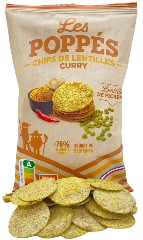 Chips de Lentilles - saveur Curry