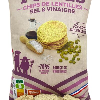 Lentil Crisps - Salt & Vinegar flavor