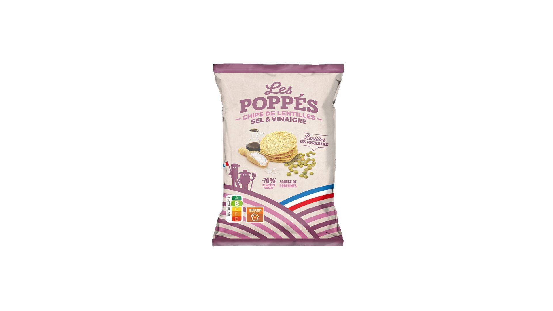 Lentil Crisps - Salt & Vinegar flavor