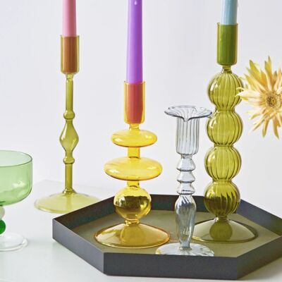 Decorative Glass Candle Holders / Flower Vase