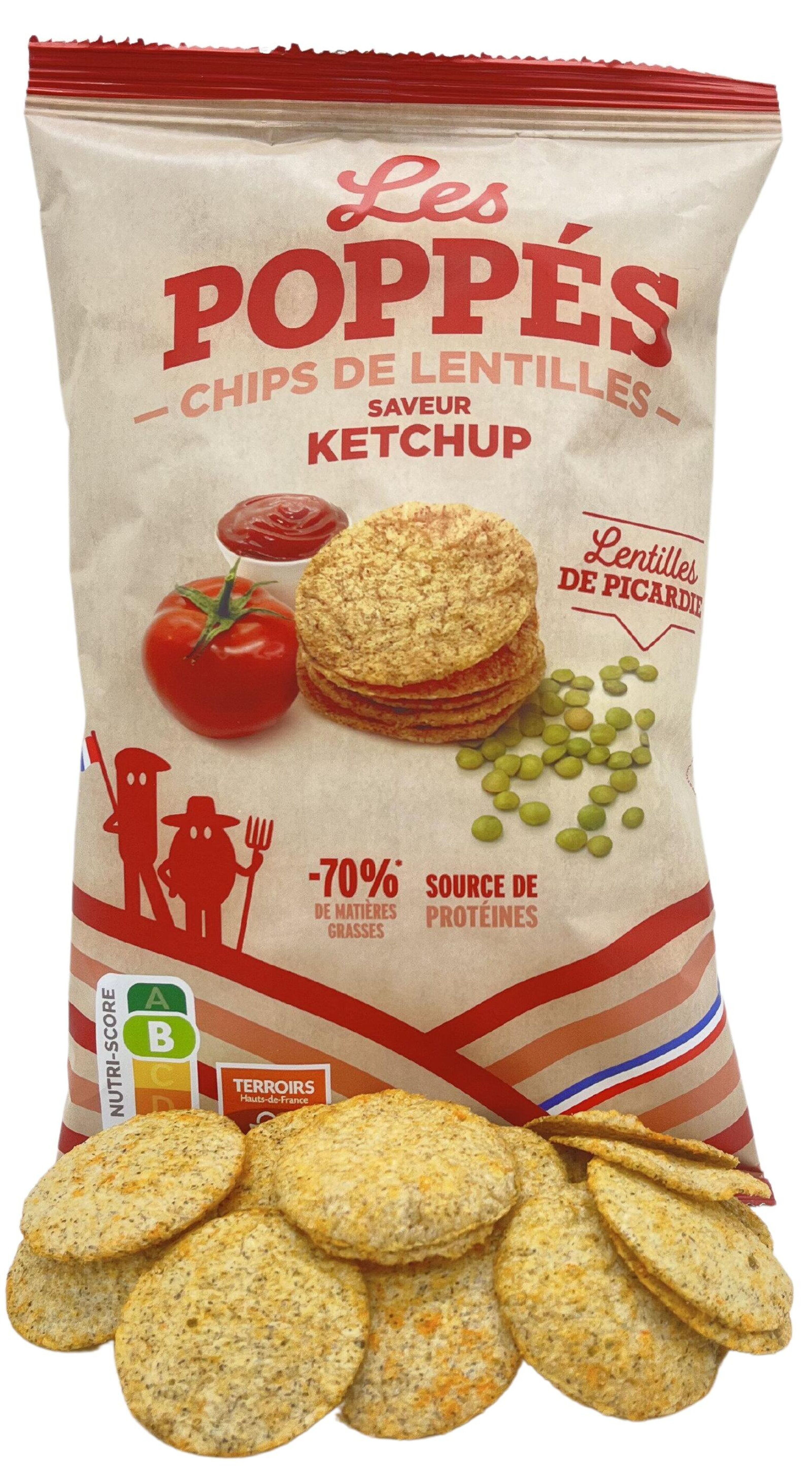 Achat Chips de Lentilles - saveur Ketchup en gros
