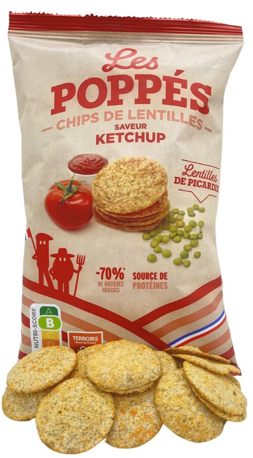 Chips de Lentilles - saveur Ketchup