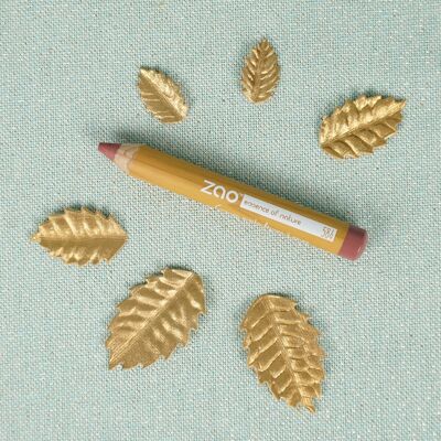 ZAO Tester Jumbo lip & cheek  pencil 584 Rosewood*** organic & vegan