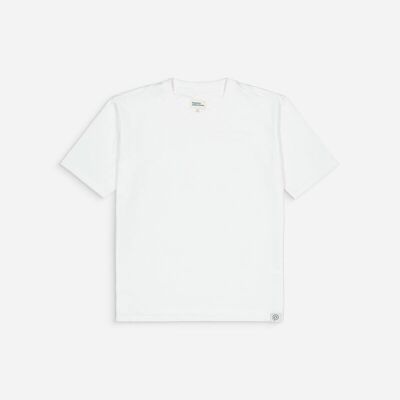 T-shirt Boxy Uni Blanc