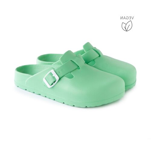 Zueco bio EVA mule menta Desalia