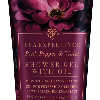 Gel Douche + Huile Hydratante & Régénérante PINK PEPPER & VIOLET NOUVEAU - Barwa