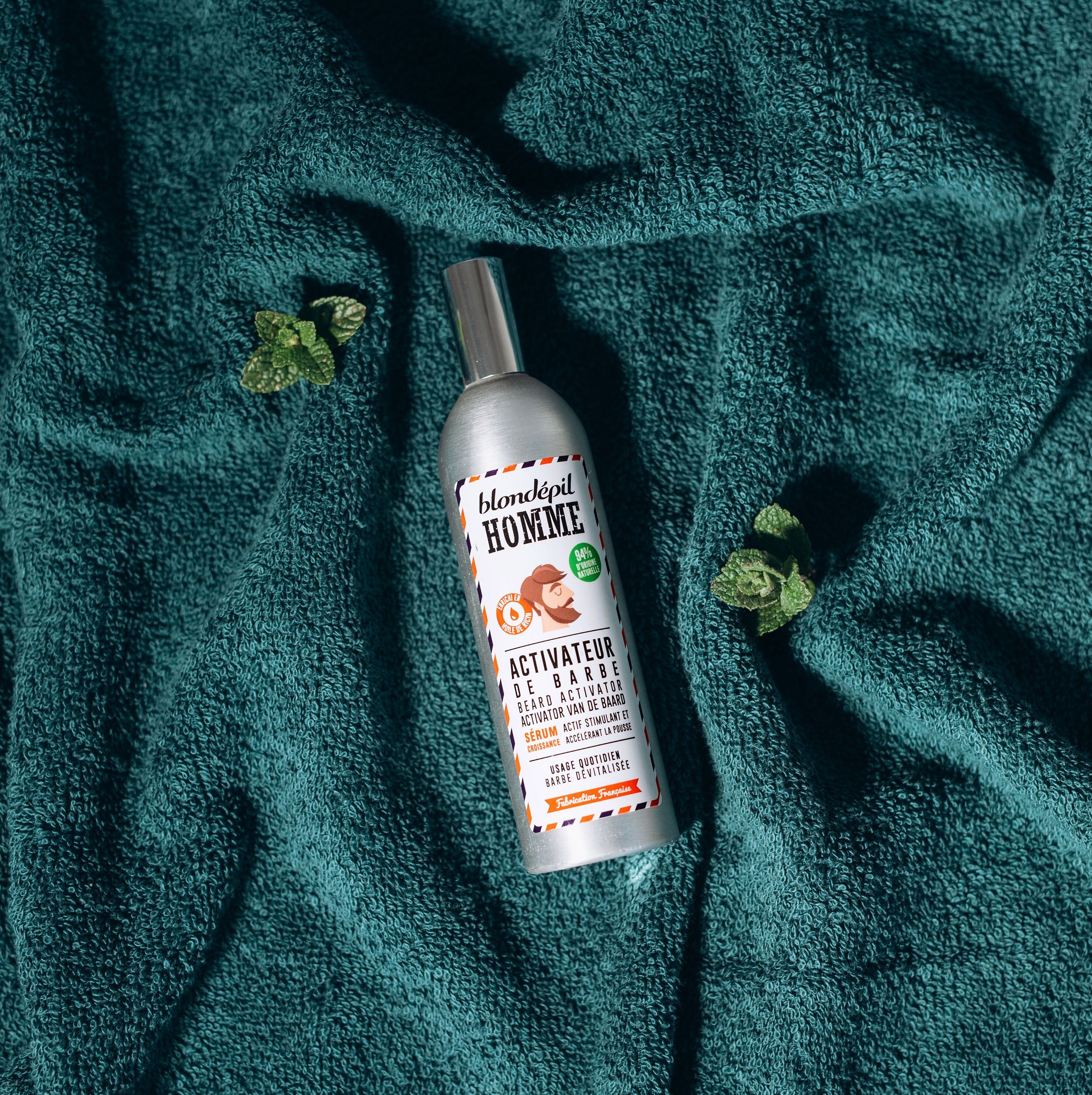 ACTIVADOR DE BARBA - Barba adelgazante - 94% Natural (100ml) - BLONDÉPIL HOMME