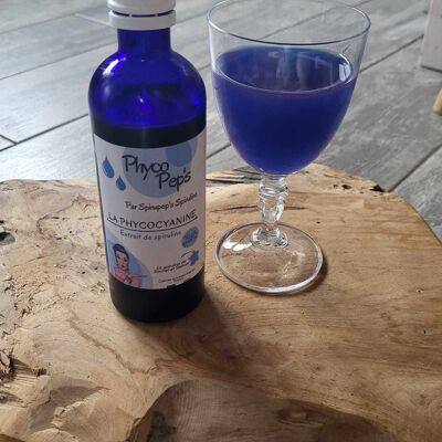 Phycocyanine : Extrait de spiruline liquide 10g/l flacon 200ml BIO