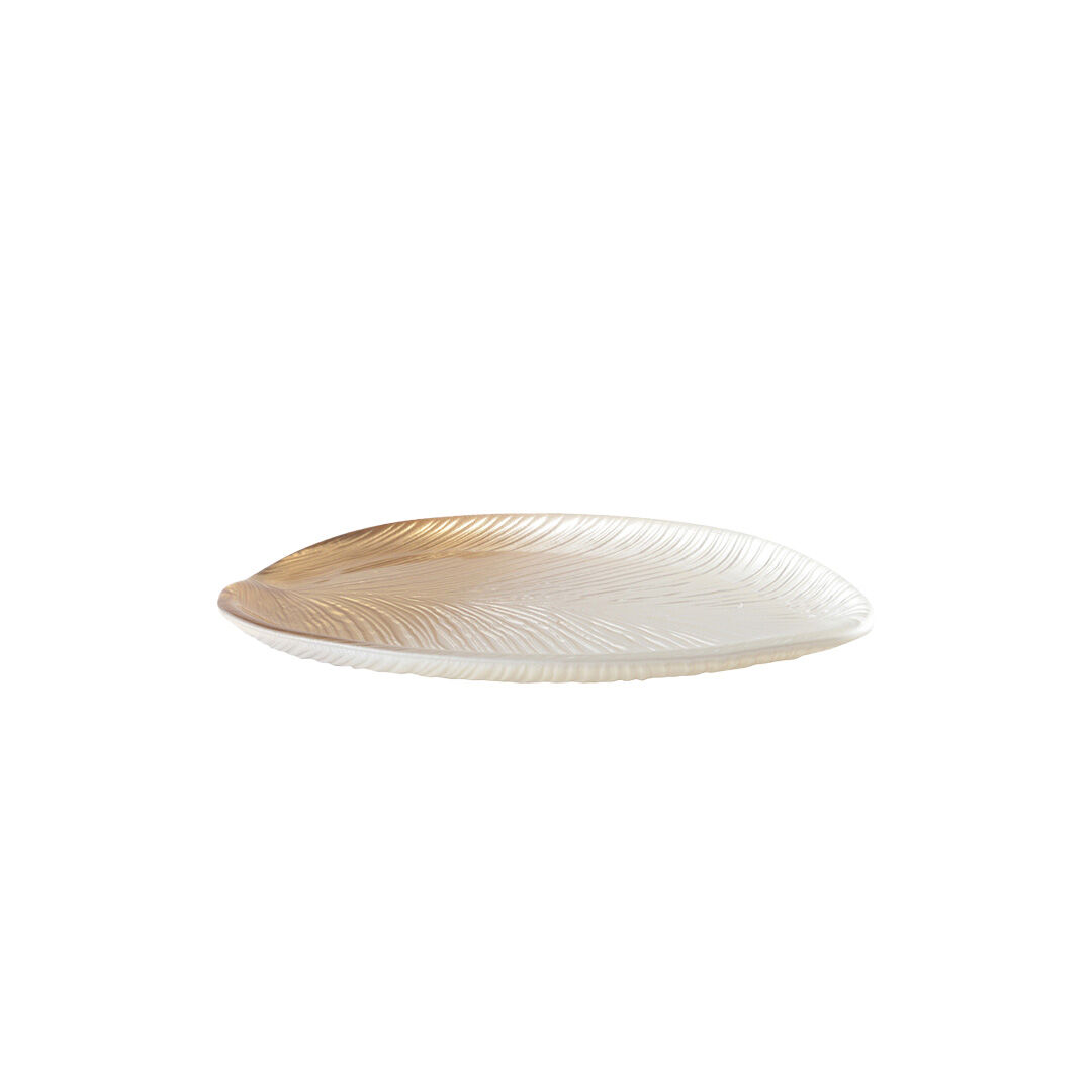 Feuille dégradée dorée petit modèle 30x14x2cm