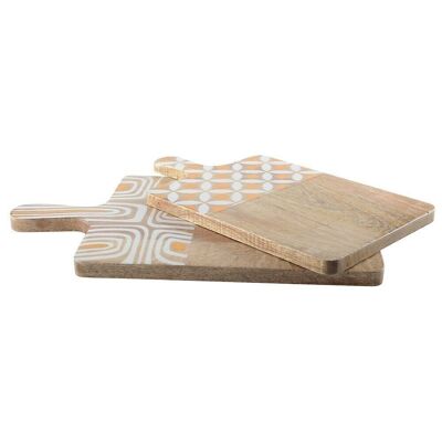 CANCUN PM-GM CUTTING BOARDS - SET OF 2