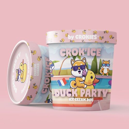 DUCK PARTY by Crok'ice - Glace pour chiens au Canard