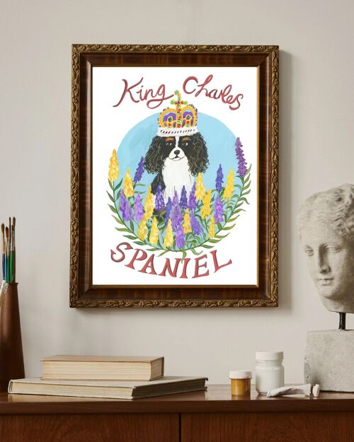King Charles Spaniel A3 Print