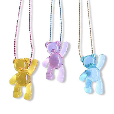 Collana con orsetto di gelatina pop cutie