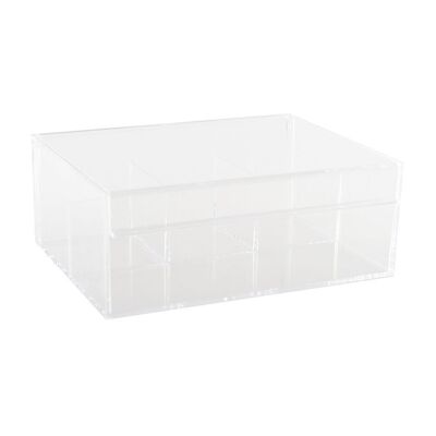 CAJA TÉ 4 COMPARTIMIENTOS 21.6X16.8X8.5CM