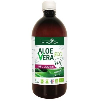 ORGANIC ALOE VERA LIQUID GEL to drink 1 liter DIET HORIZON