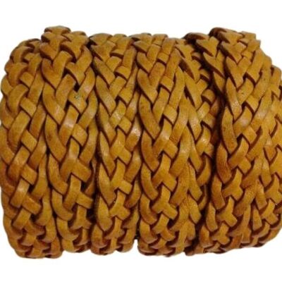 10MM FLAT BRAIDED- SE DM 21 - 5 PLY BRAIDED LEATHER CORDS