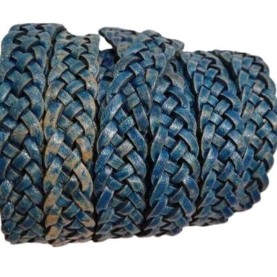 10MM FLAT BRAIDED- SE PB 46 - 5 PLY BRAIDED LEATHER CORDS