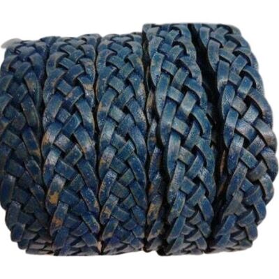 10MM FLAT BRAIDED- SE PB 64 - 5 PLY BRAIDED LEATHER CORDS