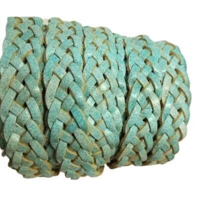 10MM FLAT BRAIDED- SE R 728 - 5 PLY BRAIDED LEATHER CORDS