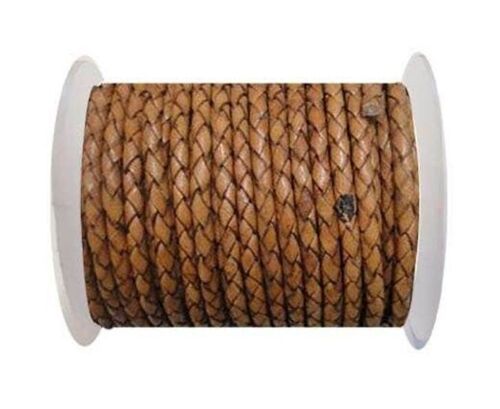Braided Leather Cord 4 Mm SE DB 21