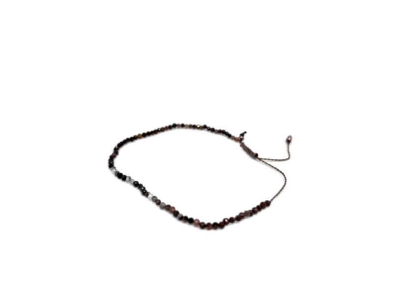 Fein facettiertes Edelsteinarmband Jaspillit