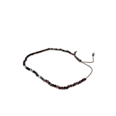 Bracciale con pietre preziose sfaccettate pregiate Jaspillite