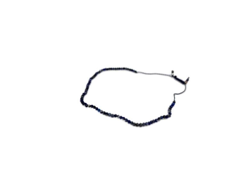 Fein facettiertes Edelsteinarmband Lapislazuli