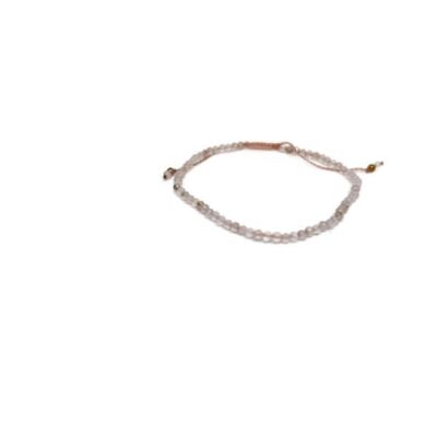 Bracciale con pietre preziose sfaccettate pregiate Morganite