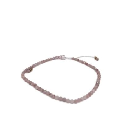 Fine Faceted gemstone bracelet Pink Ice