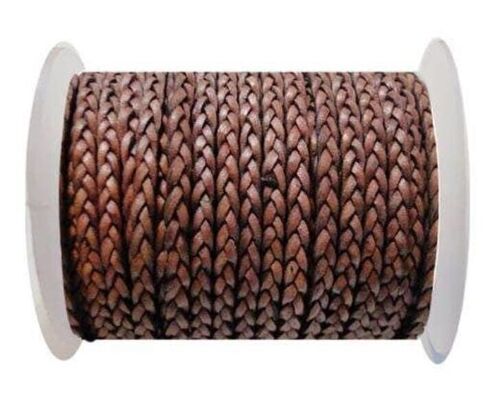 FLAT 3-PLY BRAIDED LEATHER-SE-DB-16-3MM