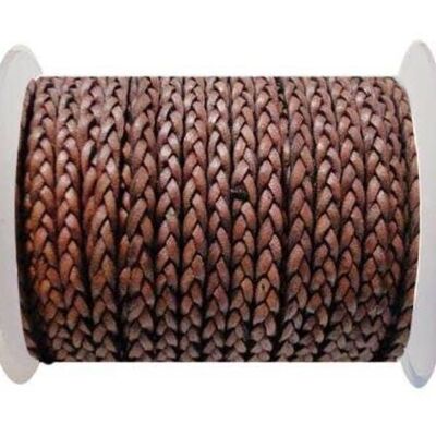 FLAT 3-PLY BRAIDED LEATHER-SE-DB-16-3MM