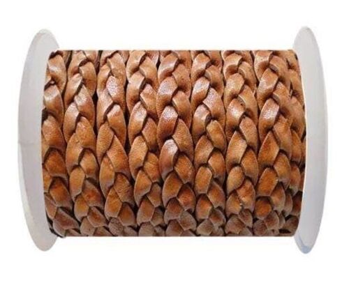 FLAT 3-PLY BRAIDED LEATHER-SE-PB-10-10MM