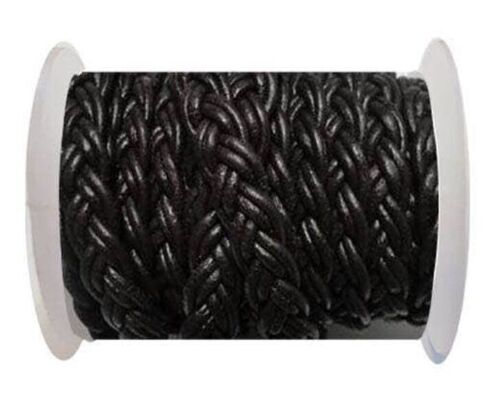 FLAT BRAIDED CORDS-10MM- TWIST STYLE- COGNEC
