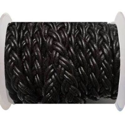 FLAT BRAIDED CORDS-10MM- TWIST STYLE- COGNEC